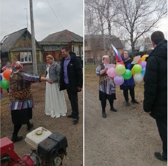 Поздравление молодожёнов от КЦСОН «Козульский»