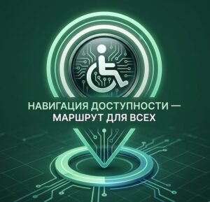 Логотип. «НАВИГАЦИЯ ДОСТУПНОСТИ – МАРШРУТ ДЛЯ ВСЕХ»