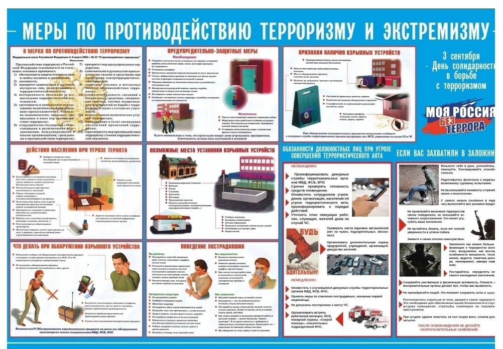 Памятка Противодействие терроризму